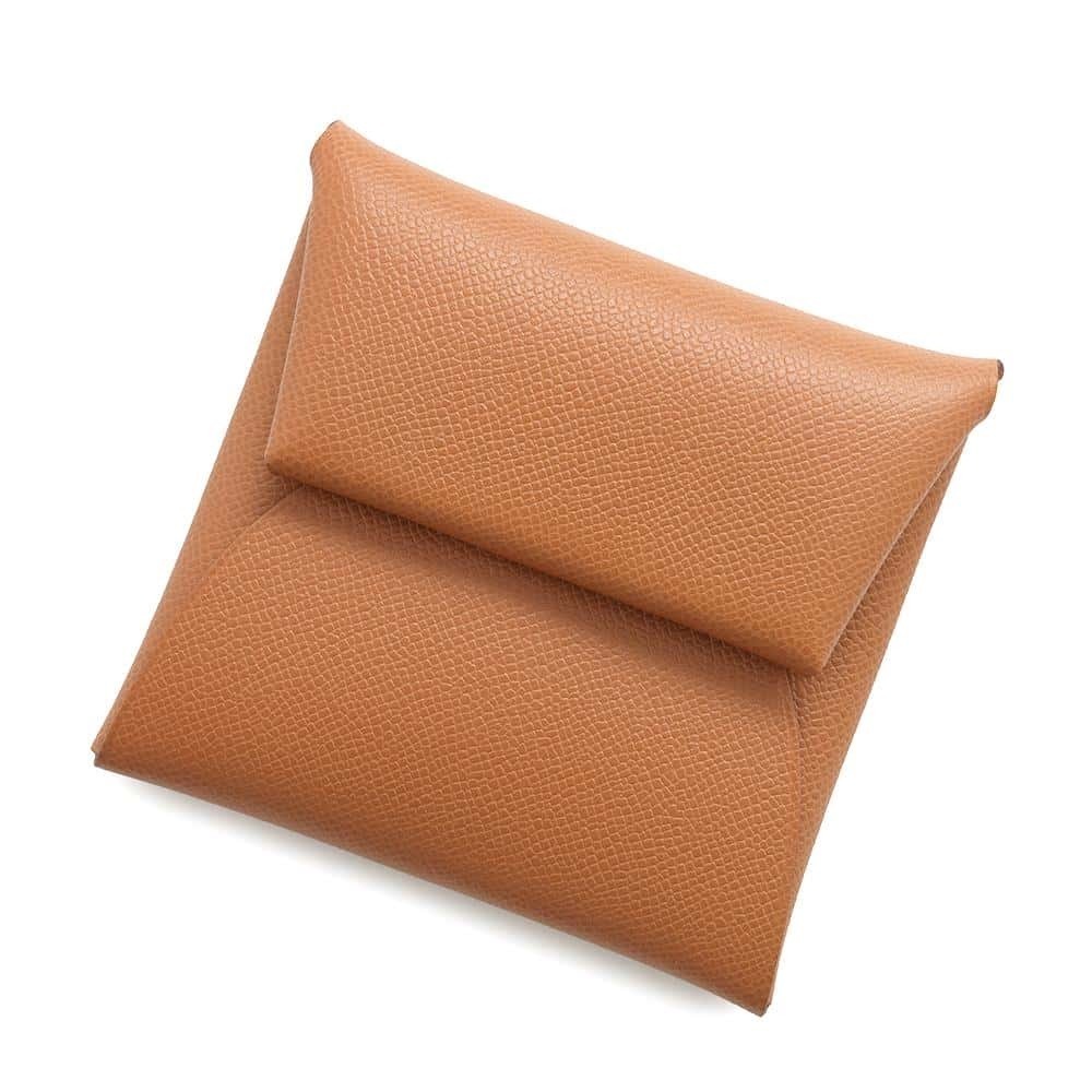 Hermes Bastia Vaud Madame Coin Case Gold